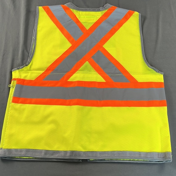 Pioneer Mesh Back Zip Front Surveyors Vest | Size Small - Picture 6 of 8